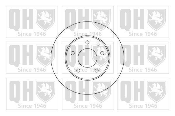 QUINTON HAZELL Тормозной диск BDC4875